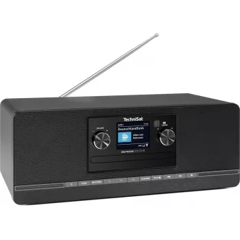 TechniSat DigitRadio 372 CD IR, musta, DAB+/UKW/Internet-radio CD-soittimella