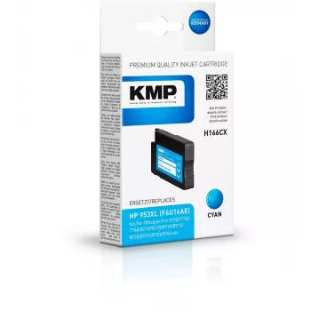 Mustekasetti KMP H166CX suuri kapasiteetti syaani