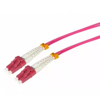 Kuitukaapeli Tecline 798LL00 LC OM4 0,5 m pinkki violetti