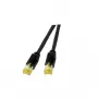 Verkkokaapeli EFB Elektronik K8560SW.2 RJ45 Cat6a 2 m musta