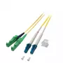 Kuituverkkokaapeli EFB Elektronik O0937.20 — OS2, 20 m, E-2000 (LSH) - LC, 9 µm, täysduplex, keltainen