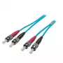 Kuituverkkokaapeli EFB Elektronik O7013.3 3 m ST turkoosi