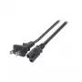 Virtakaapeli EFB Elektronik EK496.1,8 musta 1,8 m