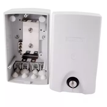 Sähkörasia EFB Elektronik 46049.1 harmaa leveys 103 mm syvyys 90 mm korkeus 185 mm