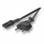 Virtajohto EFB Elektronik EK502.2 musta 2 m C7-liitin