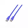 EFB Elektronik K8104BL.1,5 RJ-45 Cat6 U/UTP patch-kaapeli, 1,5 m, sininen