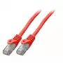 Verkkokaapeli EFB Elektronik K8104RT.0,5 RJ-45 Cat6 0,5 m punainen