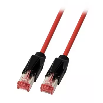 Verkkokaapeli EFB Elektronik K8048PUI3 RJ-45 Cat6a 3 m musta punainen