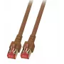 EFB Elektronik K5517.0,15 RJ-45 Cat6 S/FTP patch-kaapeli, 0,15 m, ruskea