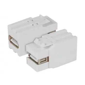 Keystone-moduuli EFB Elektronik EB498V2 litteä valkoinen