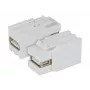 Keystone-moduuli EFB Elektronik EB498V2 litteä valkoinen