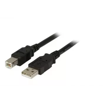 USB 2.0 -datakaapeli EFB Elektronik K5256SW.1,5 — USB A - USB B, 1,5 m, musta