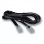 Puhelinkaapeli EFB Elektronik K2402SW.1 1 m musta