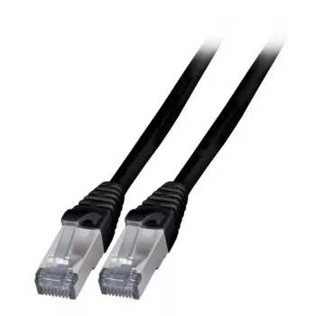 Verkkokaapeli EFB Elektronik K5538SW.10 RJ-45 Cat6a 10 m musta
