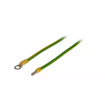 EFB Elektronik K2303.2 maadoituskaapeli, 6 mm2, RKS M6/AE, keltavihreä