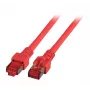 Verkkokaapeli EFB Elektronik K5512.50 RJ-45 Cat6 50 m punainen