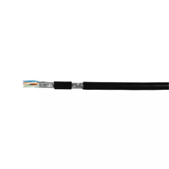 Verkkokaapeli EFB Elektronik Cat7 S/FTP (S-STP) 100 m musta