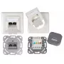 Pistorasiamoduuli 2 x RJ-45 EFB Elektronik ET-25211.2V1