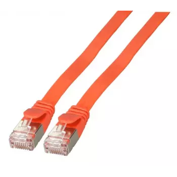Verkkokaapeli EFB Elektronik K5545RT.1 RJ-45 Cat6a 1 m punainen