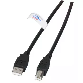 USB-kaapeli EFB Elektronik K5203.1,8 1,8 m USB A USB B musta