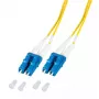 Kuitukaapeli EFB Elektronik O0350.3-1.2 3 m 2x LC keltainen