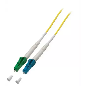 Kuitukaapeli EFB Elektronik O1403.3, OS2 singlemode, LC–LC-liitin, 3 m, 9 µm ydin, keltainen