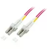 EFB Elektronik O0319.0,5OM5 Duplex kuitu-patch-kaapeli, LC-LC, OM5 50/125 µm, LSZH, 0,5 m, limetinvihreä