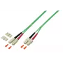 Kuitukaapeli EFB Elektronik O0318.5OM5 5 m 2x SC vihreä