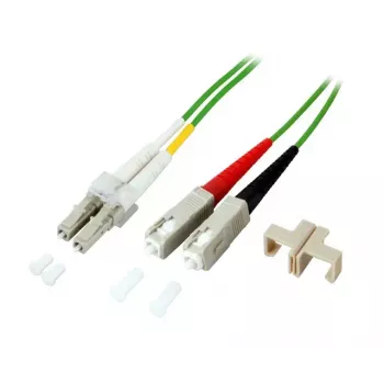 Valokuitukaapeli EFB Elektronik O0323.3OM5 3 m 2x SC 2x LC vihreä
