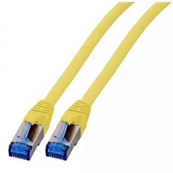 EFB Elektronik K5525FGE.15 RJ-45 Cat6a S/FTP Patch-kaapeli, 15 m, keltainen