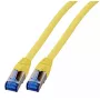 EFB Elektronik K5525FGE.15 RJ-45 Cat6a S/FTP Patch-kaapeli, 15 m, keltainen