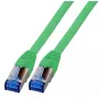 Verkkokaapeli EFB Elektronik K5525FGN.0,15 RJ-45 Cat6a 0,15 m vihreä