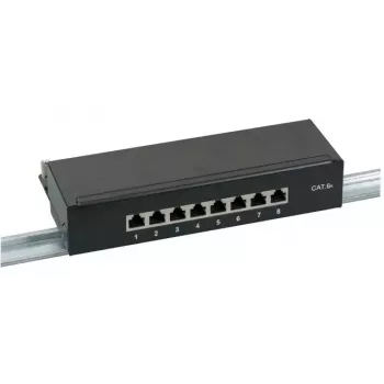 Patch-paneeli EFB Elektronik 37737SW.8 RJ-45 10000 Mbit/s musta 1U