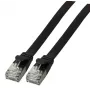 Verkkokaapeli EFB Elektronik K5547SW.0,25 RJ-45 Cat6a 0,25 m musta