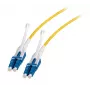Kuitukaapeli EFB Elektronik DJP-LCLCOS2-UNI-2, 2 m, G.657.A1, LC–LC, keltainen