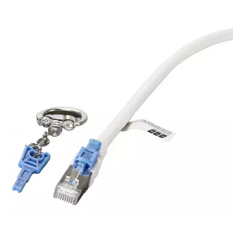 Verkkokaapeli EFB Elektronik K5539WS.1 Cat6a S/FTP (S-STP) valkoinen 1 m RJ-45