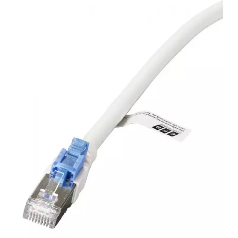 Verkkokaapeli EFB Elektronik K5539WS.1 Cat6a S/FTP (S-STP) valkoinen 1 m RJ-45