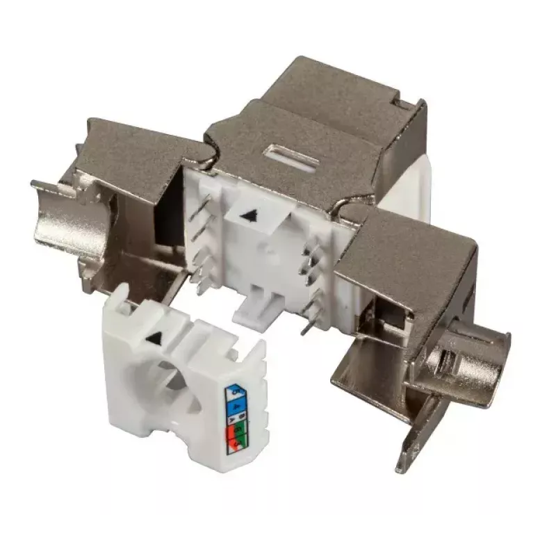 Keystone-moduuli EFB Elektronik E-20092 litteä hopea RJ-45