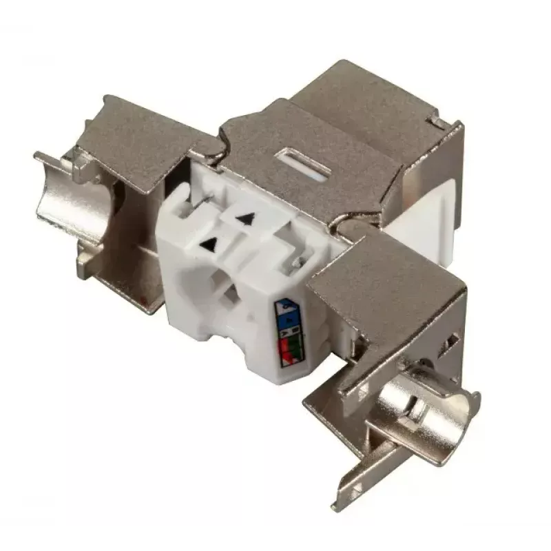 Keystone-moduuli EFB Elektronik E-20092 litteä hopea RJ-45