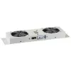 EFB Elektronik 691656GR Tuuletinyksikkö 2-kertainen termostaatilla seinäkaapeille, IP55, harmaa (RAL 7035)