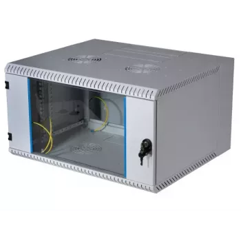 EFB Elektronik 691618VGR.60 19 tuuman seinäkaappi 18U, syvyys 600 mm, vaaleanharmaa (RAL7035)
