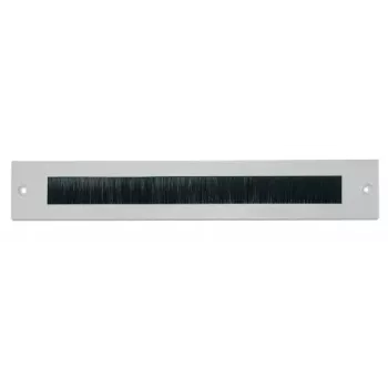 EFB Elektronik PRO-SOB06B telineen kaapeliläpivientilevy harjalla, 600 mm, musta (RAL 9005)