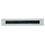 EFB Elektronik PRO-SOB06B Räkin jalustapaneeli harjalla, 600 mm, musta (RAL 9005)