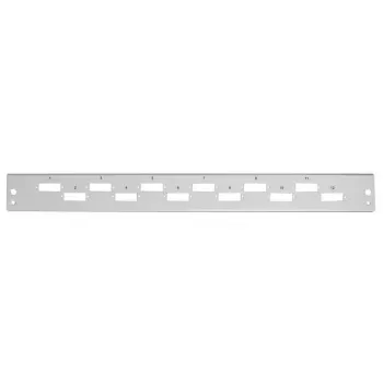 Kytkentäpaneelin lisävaruste EFB Elektronik VSB-FP-6SC-D-H — 1HE räkkiasennettava kuitupaneeli, SC-duplex-portit