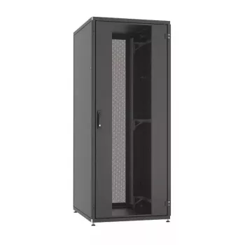 EFB Elektronik PRO 42U 19" palvelinkaappi, 800x1000 mm, rei'itetty etu- ja takaovi, vaaleanharmaa RAL 7035