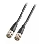 Koaksiaalikaapeli EFB Elektronik K8360.2V2 RG-59, 2 m, BNC–BNC, musta