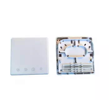 Verkkoliitäntärasia EFB Elektronik FTTH-BOX-IN-6, muovikotelo, 80×80×28 mm, valkoinen