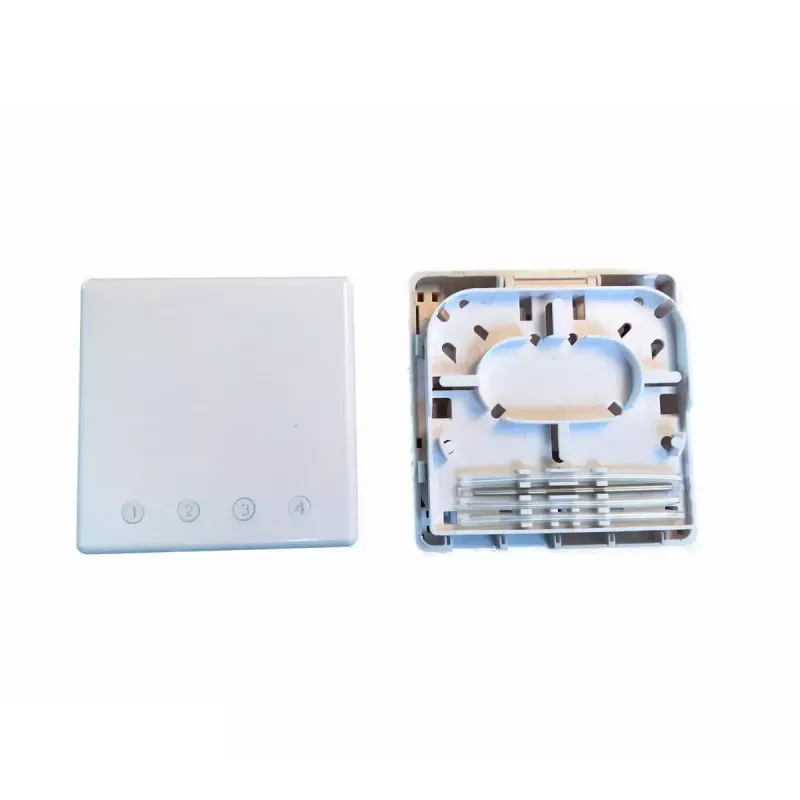 Verkkoliitäntärasia EFB Elektronik FTTH-BOX-IN-6, muovikotelo, 80×80×28 mm, valkoinen