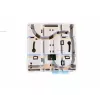 Verkkoliitäntärasia EFB Elektronik FTTH-BOX-IN-6, muovikotelo, 80×80×28 mm, valkoinen