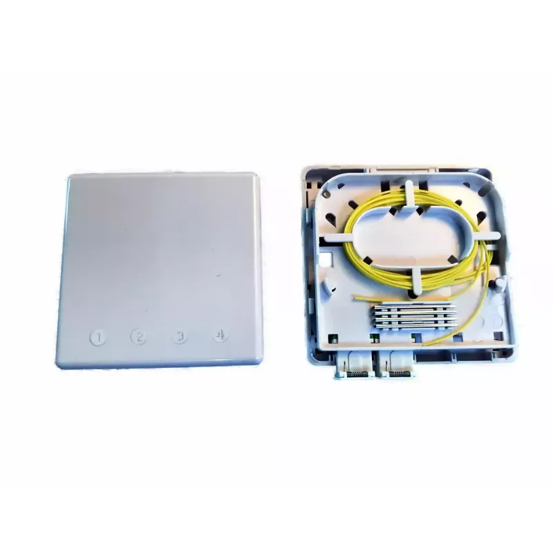 Verkkoliitäntärasia EFB Elektronik FTTH-BOX-IN-6, muovikotelo, 80×80×28 mm, valkoinen